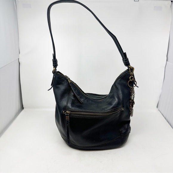 The Sak Bags The Sak Black Leather Shoulder Handbag Purse Poshmark